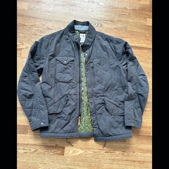 EUC Relwen Quilted Tanker Jacket - Charcoal - Large - Picture 2 of 7